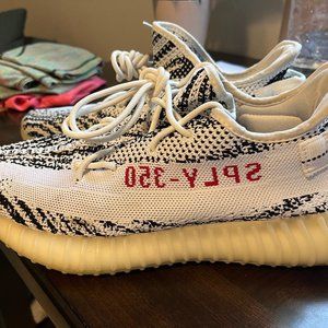 Yeezy 350 V2 Zebra Shoes- Mens Size 10